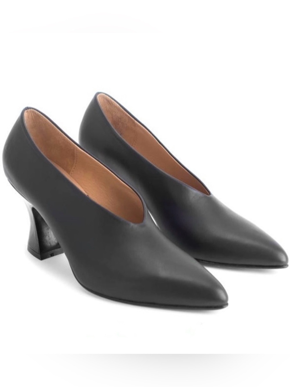 John Fluevog Poser Ioni Black Pumps Heels size 6